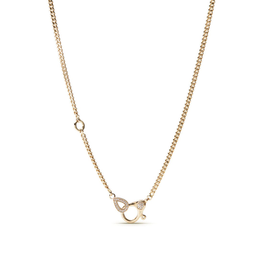 14K Gold Cuban Chain Featuring a Luxurious Diamond Clasp by J.Tyler Jewelry - Instantly Upgrade Any Look