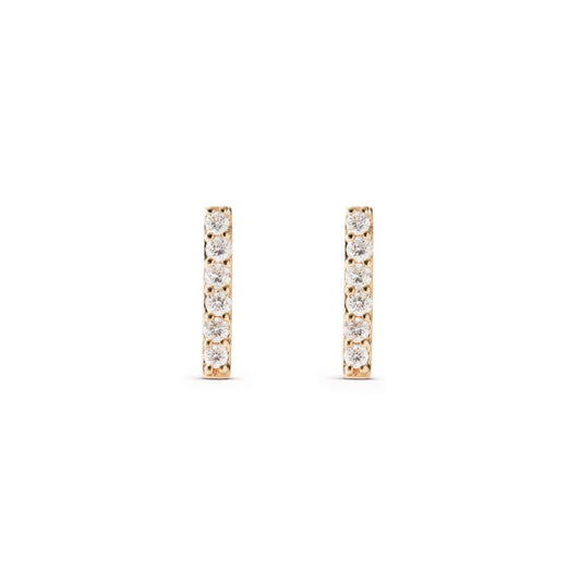 Diamond Bar Earring - J.Tyler