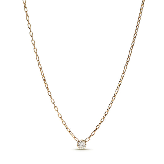 Diamond Solitaire Necklace - J.Tyler