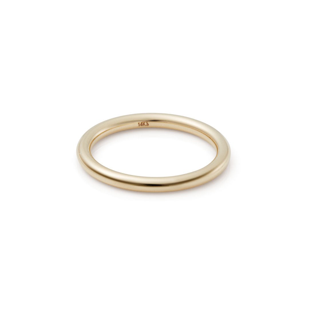 14K Yellow Gold JT Band, 2mm Width - J.Tyler Jewelry