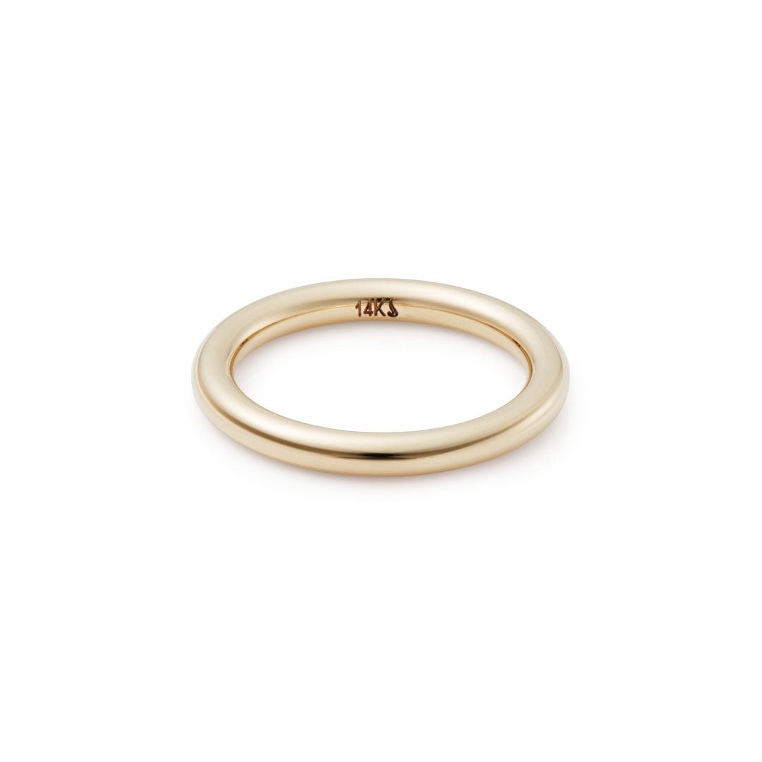 14K Yellow Gold JT Band, 2.5mm Width - J.Tyler Jewelry